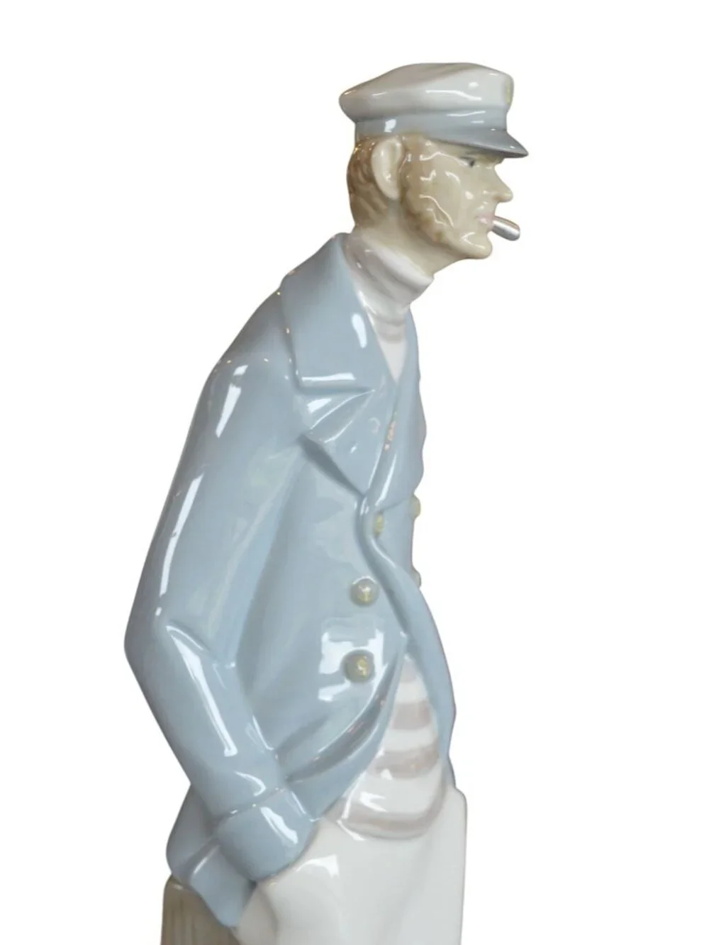 Vintage Lladro Sea Captain Sailor Figurine #4621 Retired 1993 With Pipe REPAIRED
